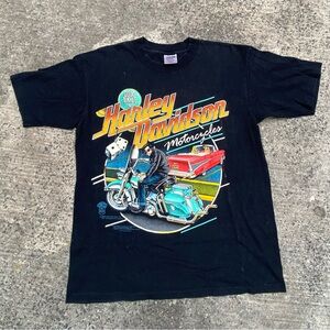 Rare vintage 80s Harley Davidson Elvis Presley Tee
